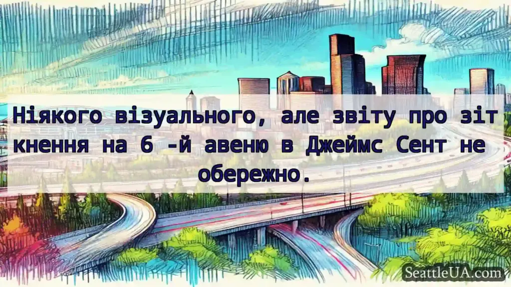 Транспортні новини Сіетла Ніякого візуального, але звіту про