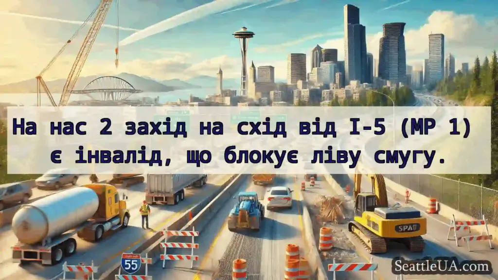 Транспортні новини Сіетла На нас 2 захід на схід від I-5 (MP