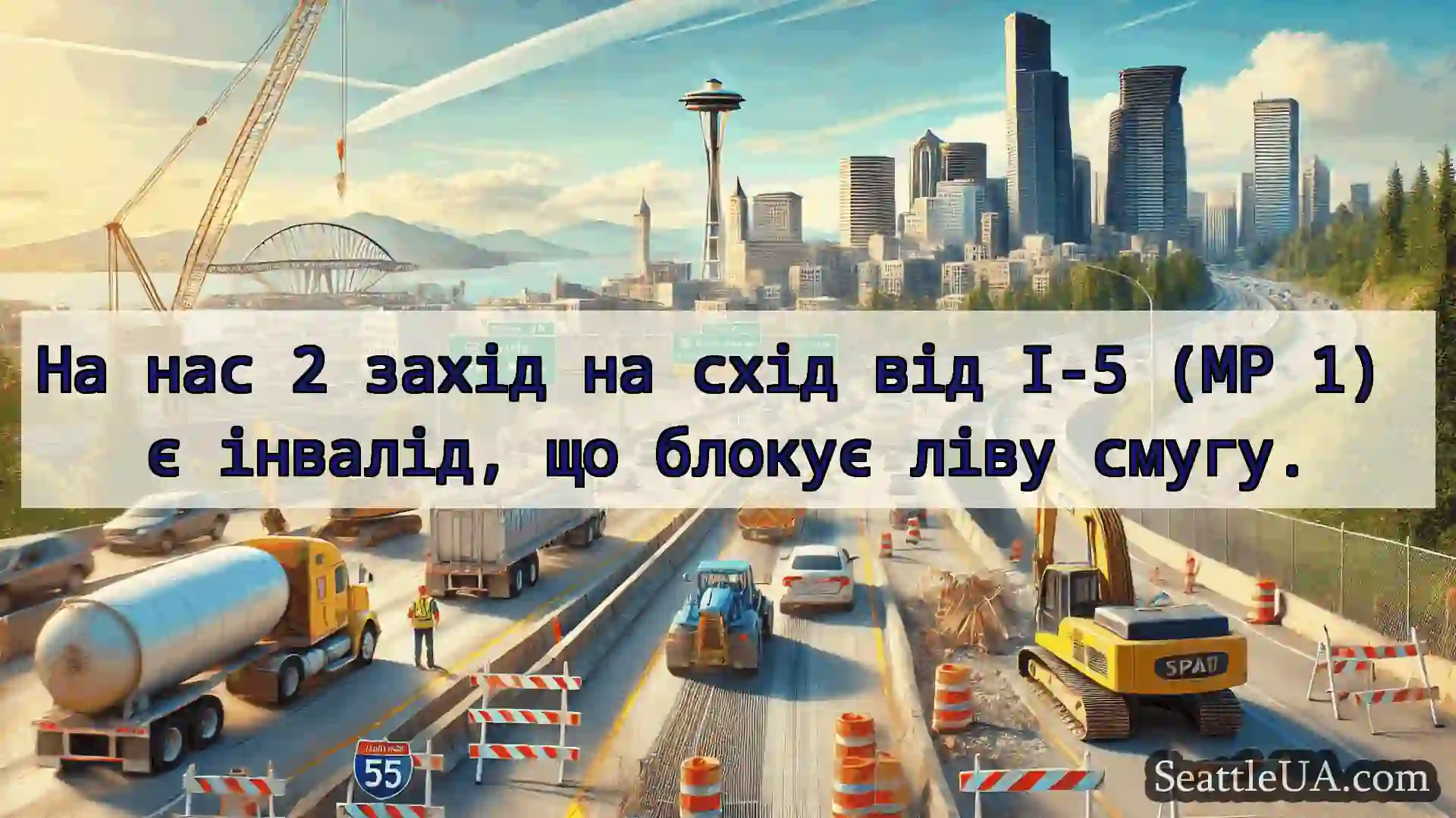 Транспортні новини Сіетла На нас 2 захід на схід від I-5 (MP