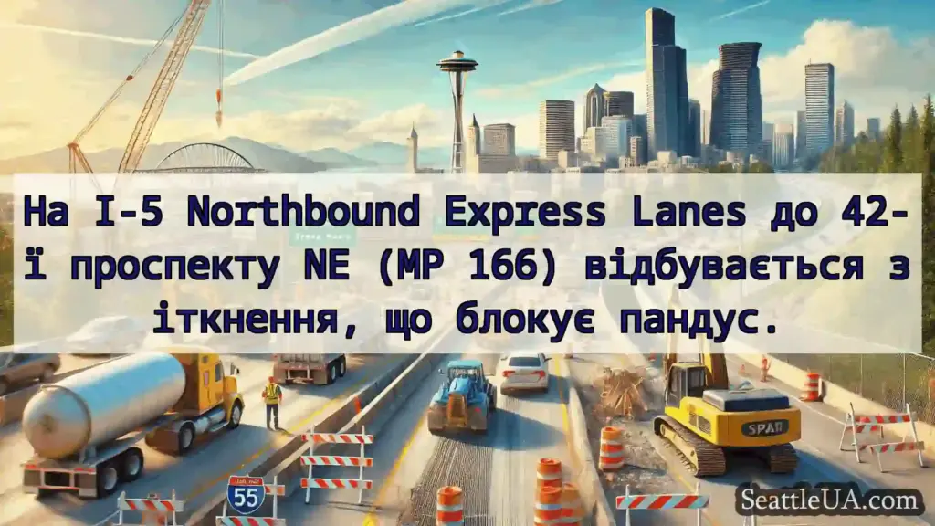 Транспортні новини Сіетла На I-5 Northbound Express Lanes до
