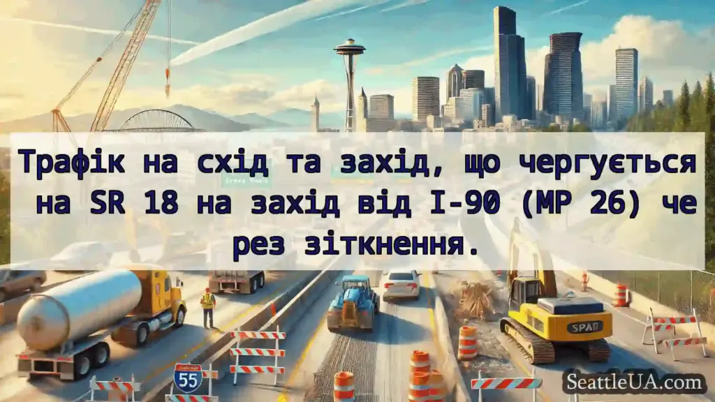Транспортні новини Сіетла Трафік на схід та захід, що