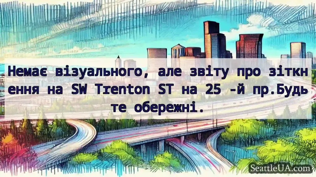Транспортні новини Сіетла Немає візуального, але звіту про