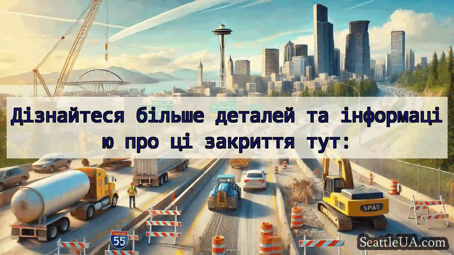 Транспортні новини Сіетла Дізнайтеся більше деталей та