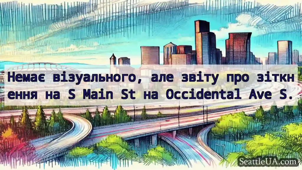 Транспортні новини Сіетла Немає візуального, але звіту про