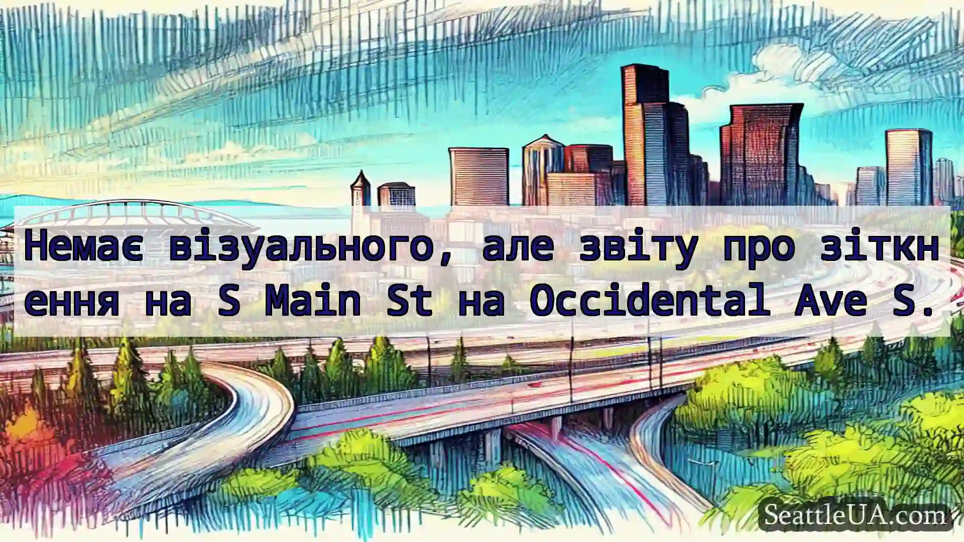 Транспортні новини Сіетла Немає візуального, але звіту про