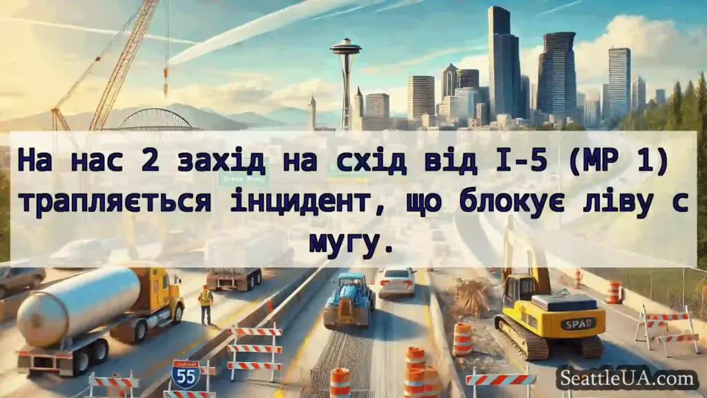 Транспортні новини Сіетла На нас 2 захід на схід від I-5 (MP