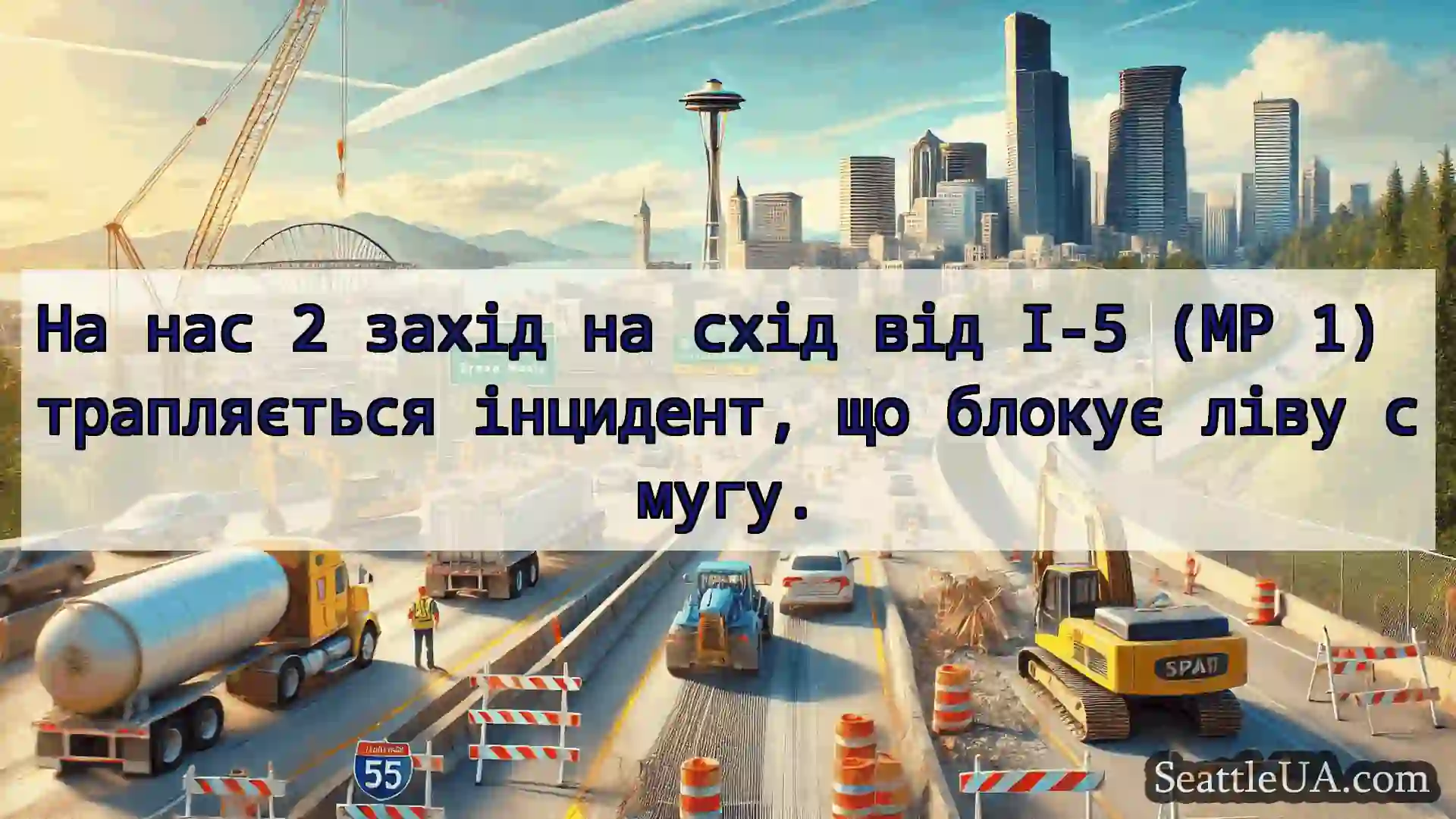 Транспортні новини Сіетла На нас 2 захід на схід від I-5 (MP