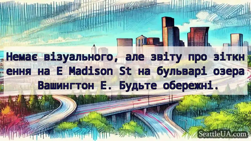Транспортні новини Сіетла Немає візуального, але звіту про