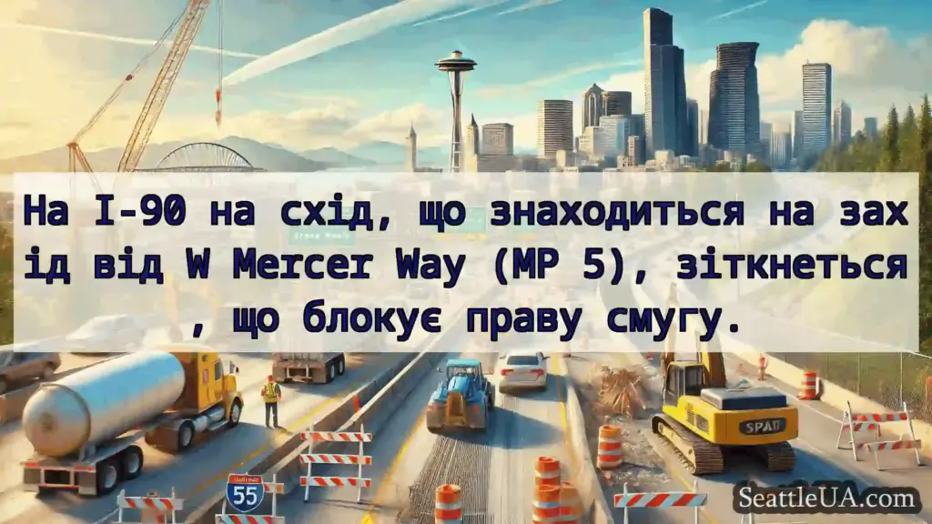 Транспортні новини Сіетла На I-90 на схід, що знаходиться на