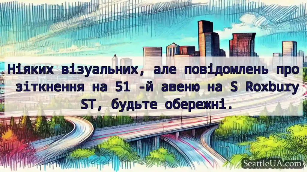 Транспортні новини Сіетла Ніяких візуальних, але повідомлень