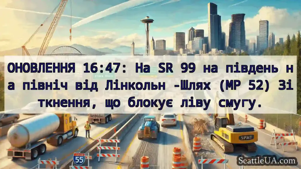 Транспортні новини Сіетла ОНОВЛЕННЯ 16:47: На SR 99 на