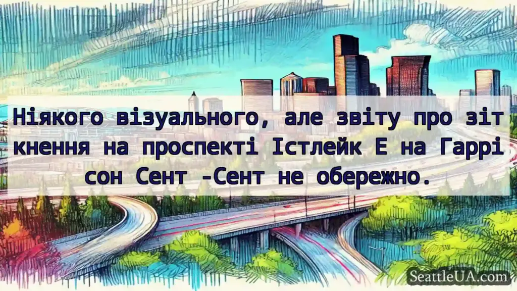 Транспортні новини Сіетла Ніякого візуального, але звіту про