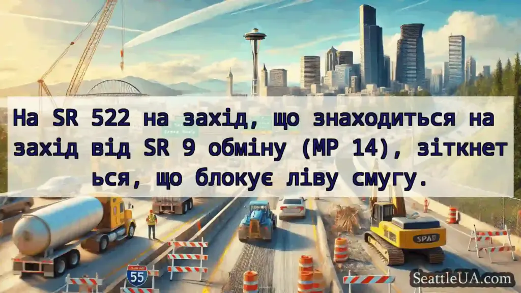 Транспортні новини Сіетла На SR 522 на захід, що знаходиться