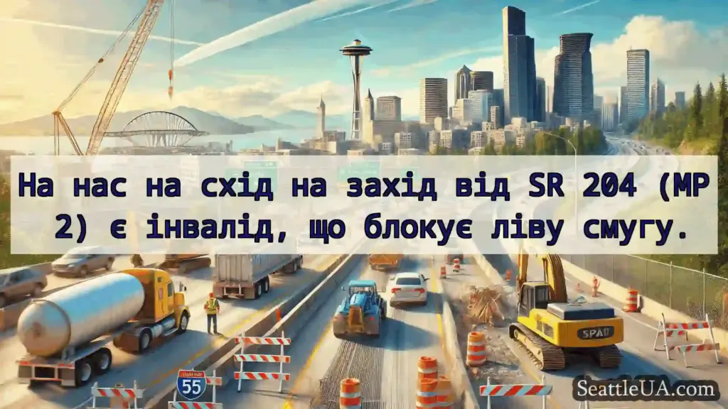 Транспортні новини Сіетла На нас на схід на захід від SR 204