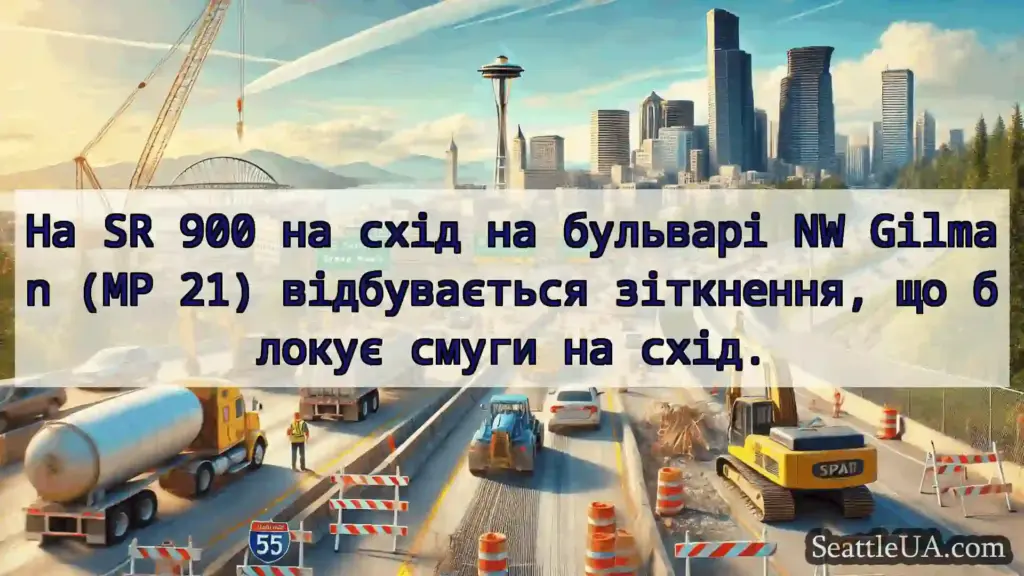 Транспортні новини Сіетла На SR 900 на схід на бульварі NW