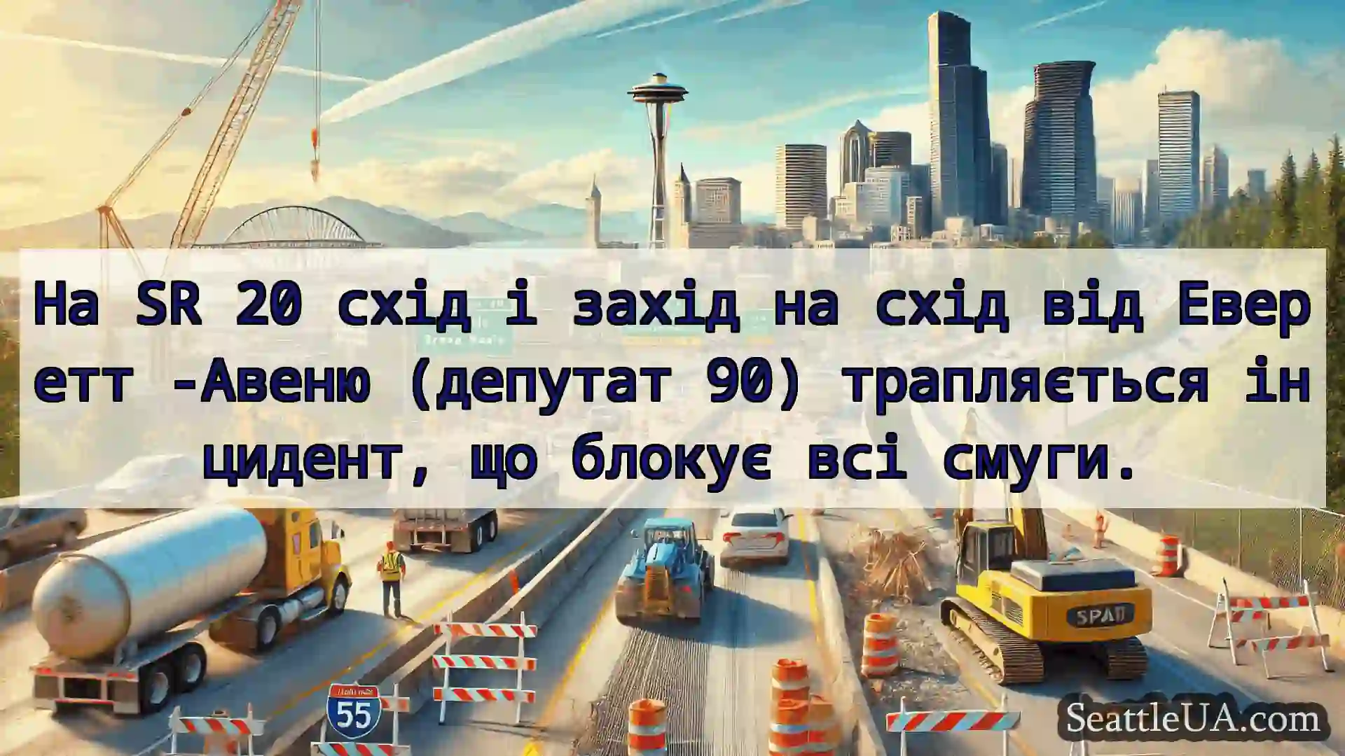 Транспортні новини Сіетла На SR 20 схід і захід на схід від