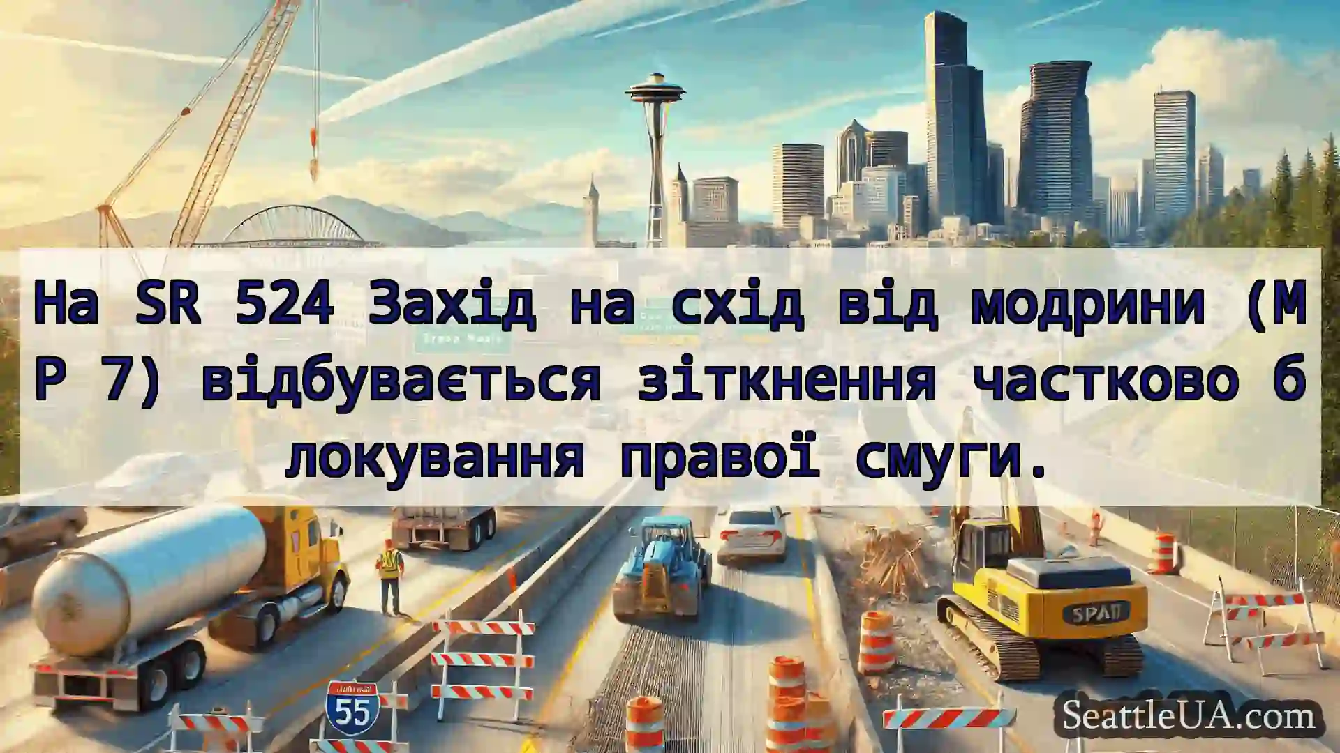 Транспортні новини Сіетла На SR 524 Захід на схід від