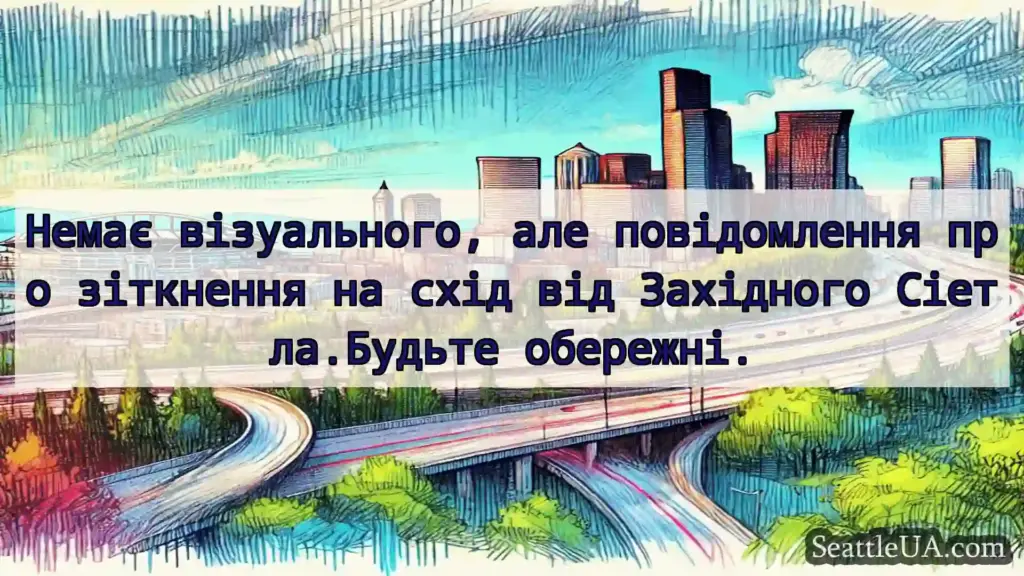 Транспортні новини Сіетла Немає візуального, але