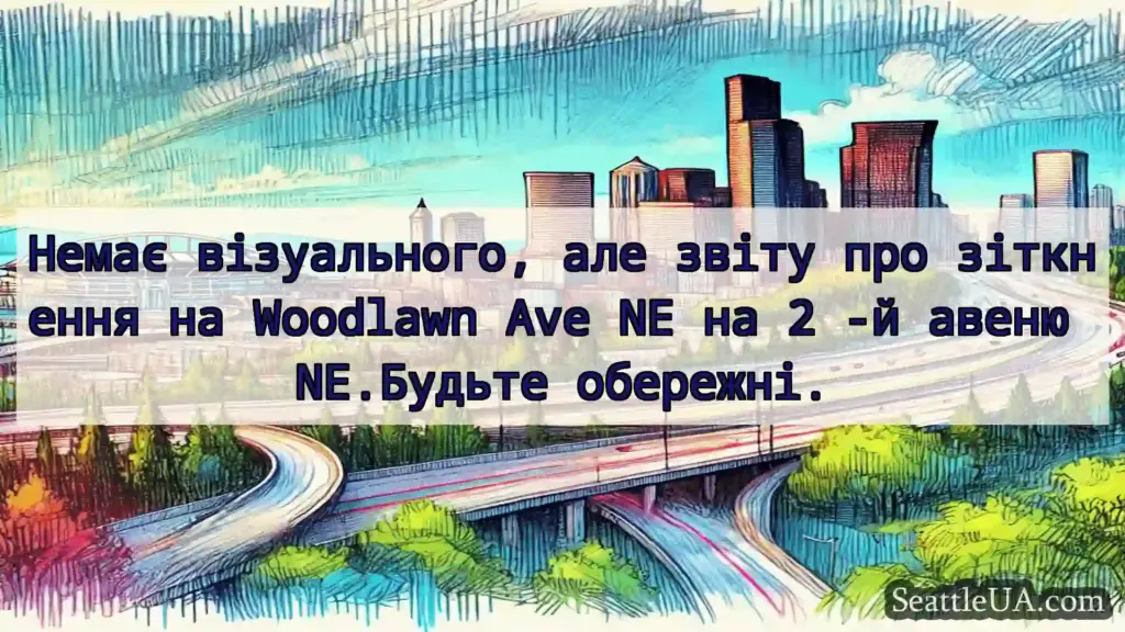 Транспортні новини Сіетла Немає візуального, але звіту про