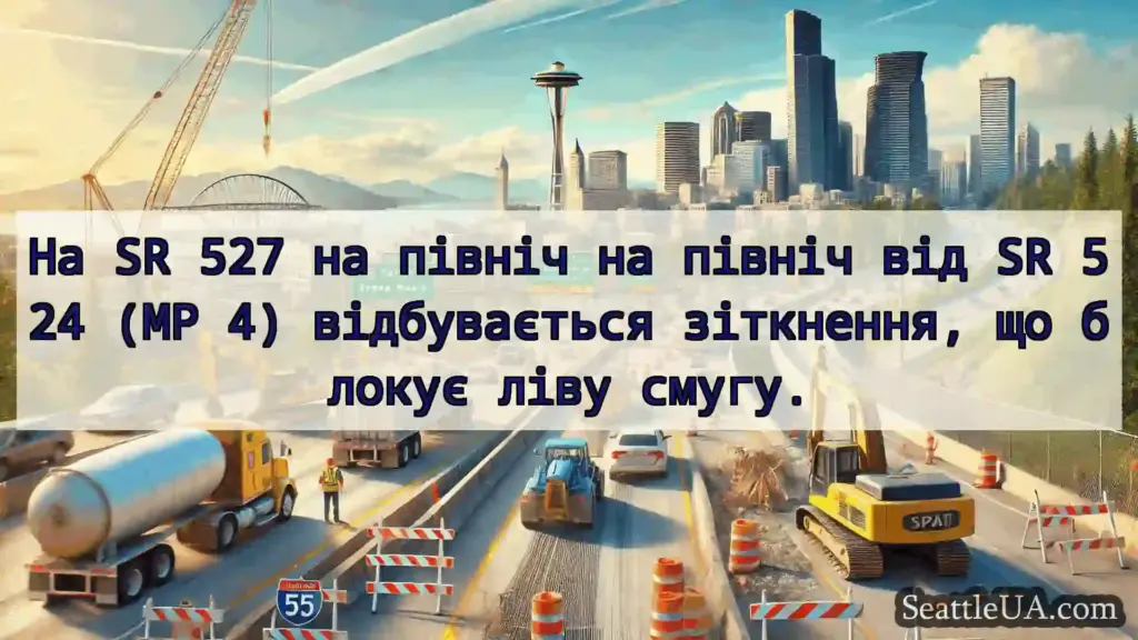 Транспортні новини Сіетла На SR 527 на північ на північ від