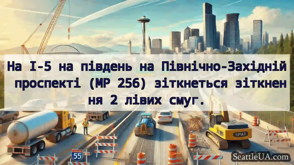 Транспортні новини Сіетла На I-5 на південь на