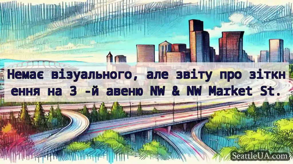 Транспортні новини Сіетла Немає візуального, але звіту про
