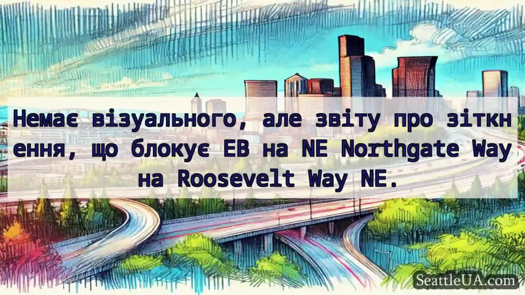Транспортні новини Сіетла Немає візуального, але звіту про