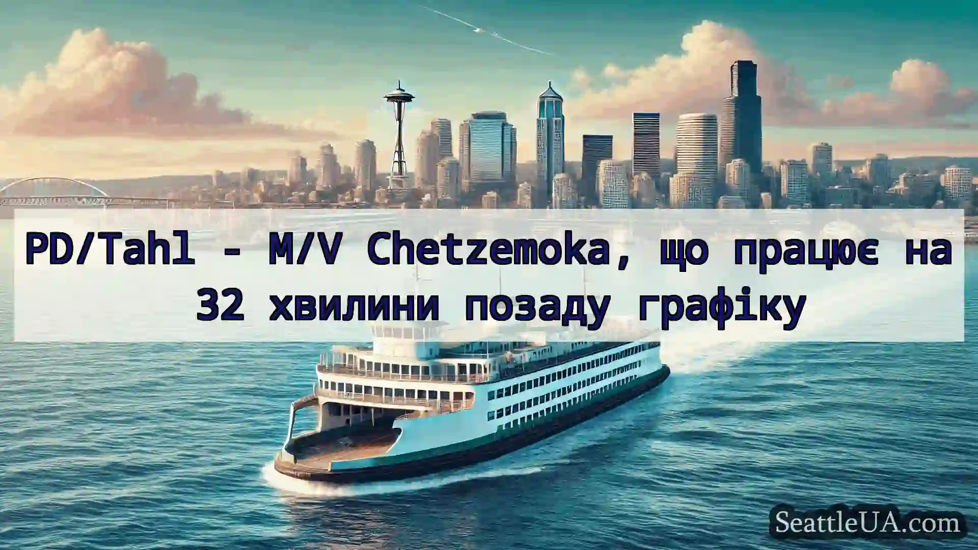 новини про пороми Сіетла PD/Tahl - M/V Chetzemoka, що