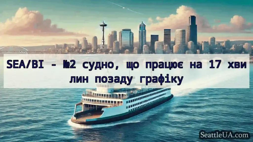 новини про пороми Сіетла SEA/BI - №2 судно, що працює на 17