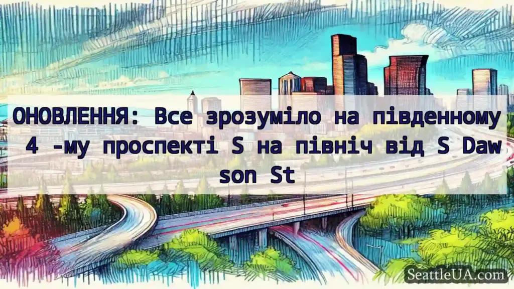 Транспортні новини Сіетла ОНОВЛЕННЯ: Все зрозуміло на