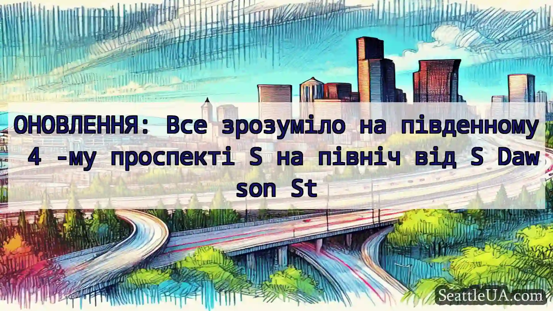 Транспортні новини Сіетла ОНОВЛЕННЯ: Все зрозуміло на