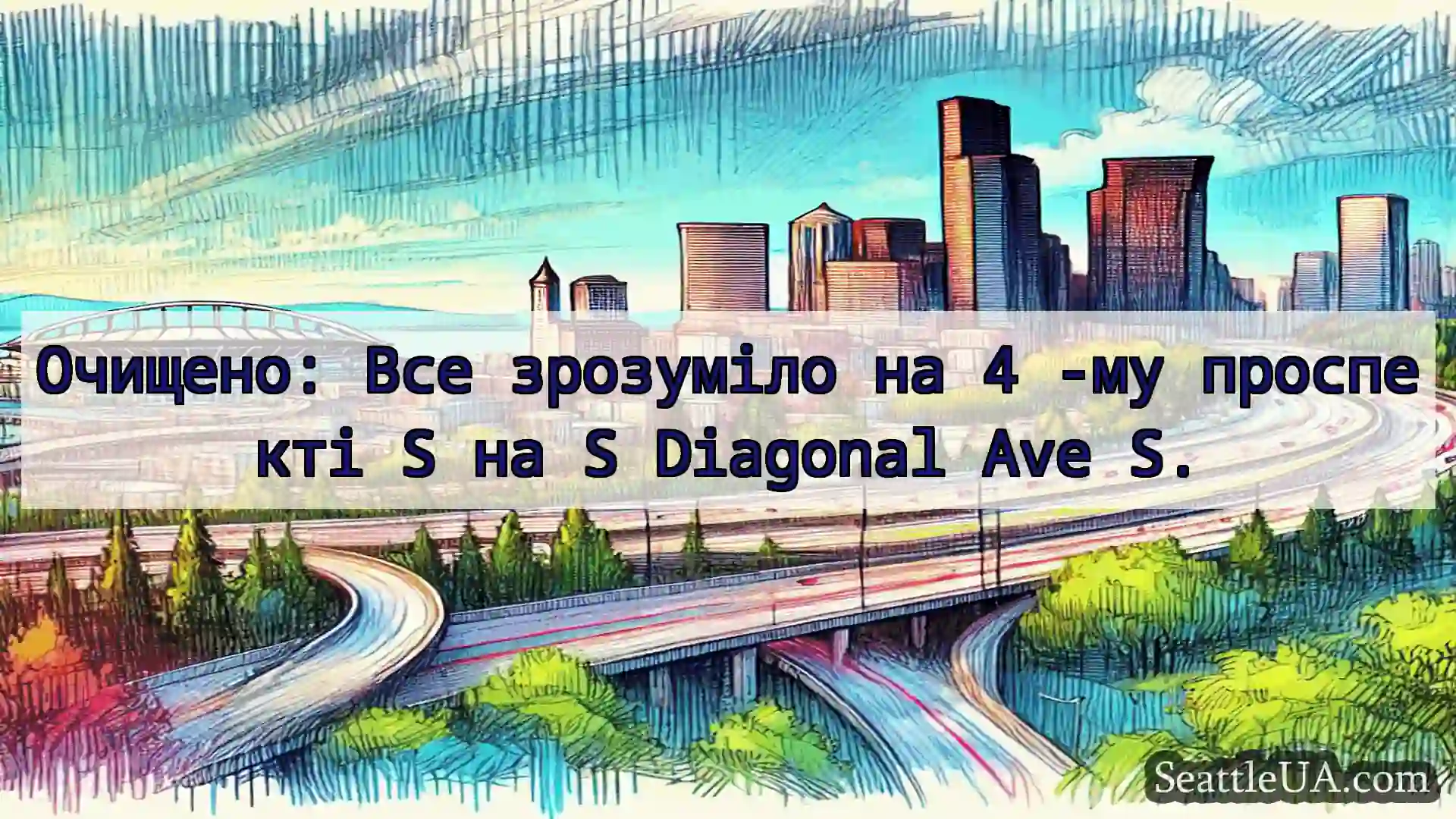 Транспортні новини Сіетла Очищено: Все зрозуміло на 4 -му