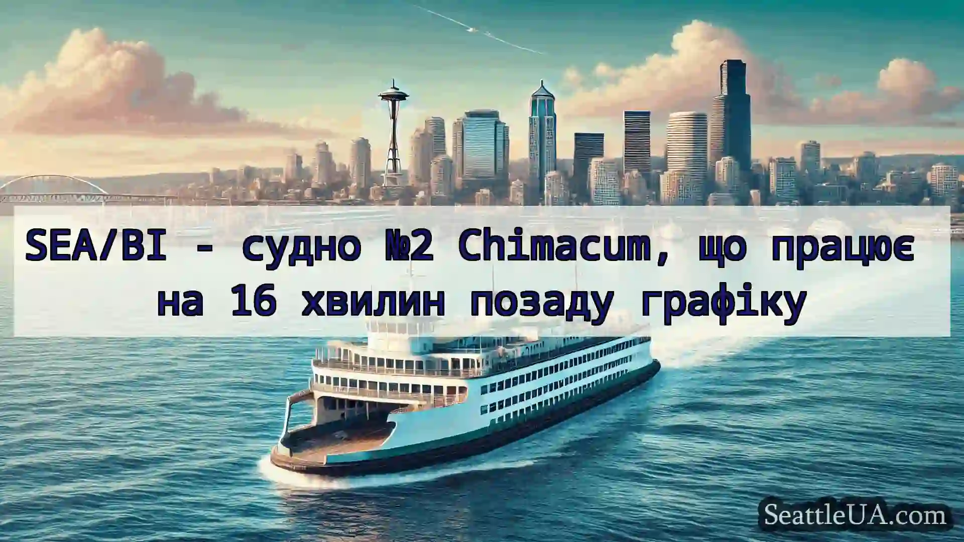 новини про пороми Сіетла SEA/BI - судно №2 Chimacum, що