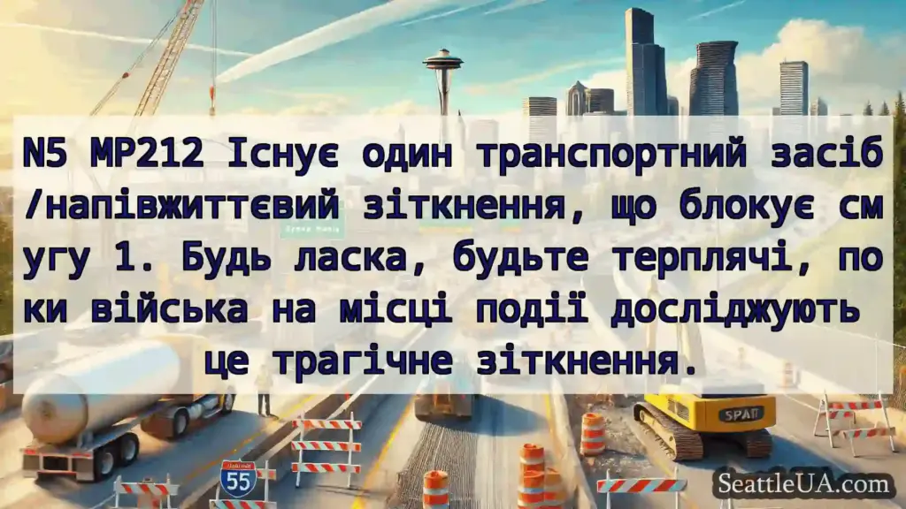 Транспортні новини Сіетла N5 MP212 Існує один транспортний