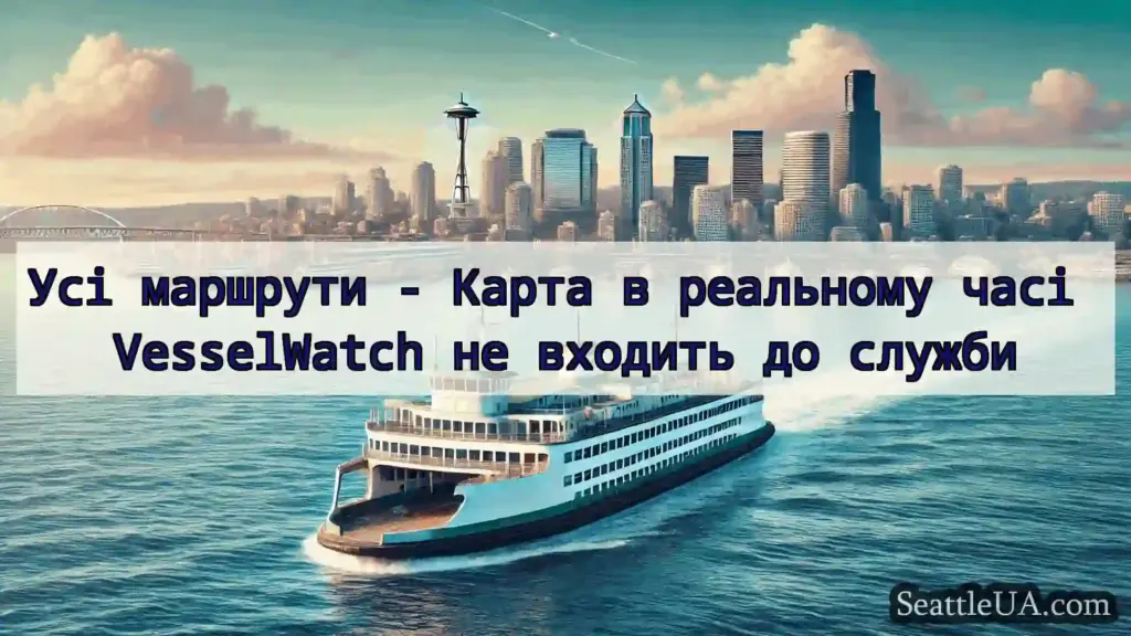 новини про пороми Сіетла Усі маршрути - Карта в реальному