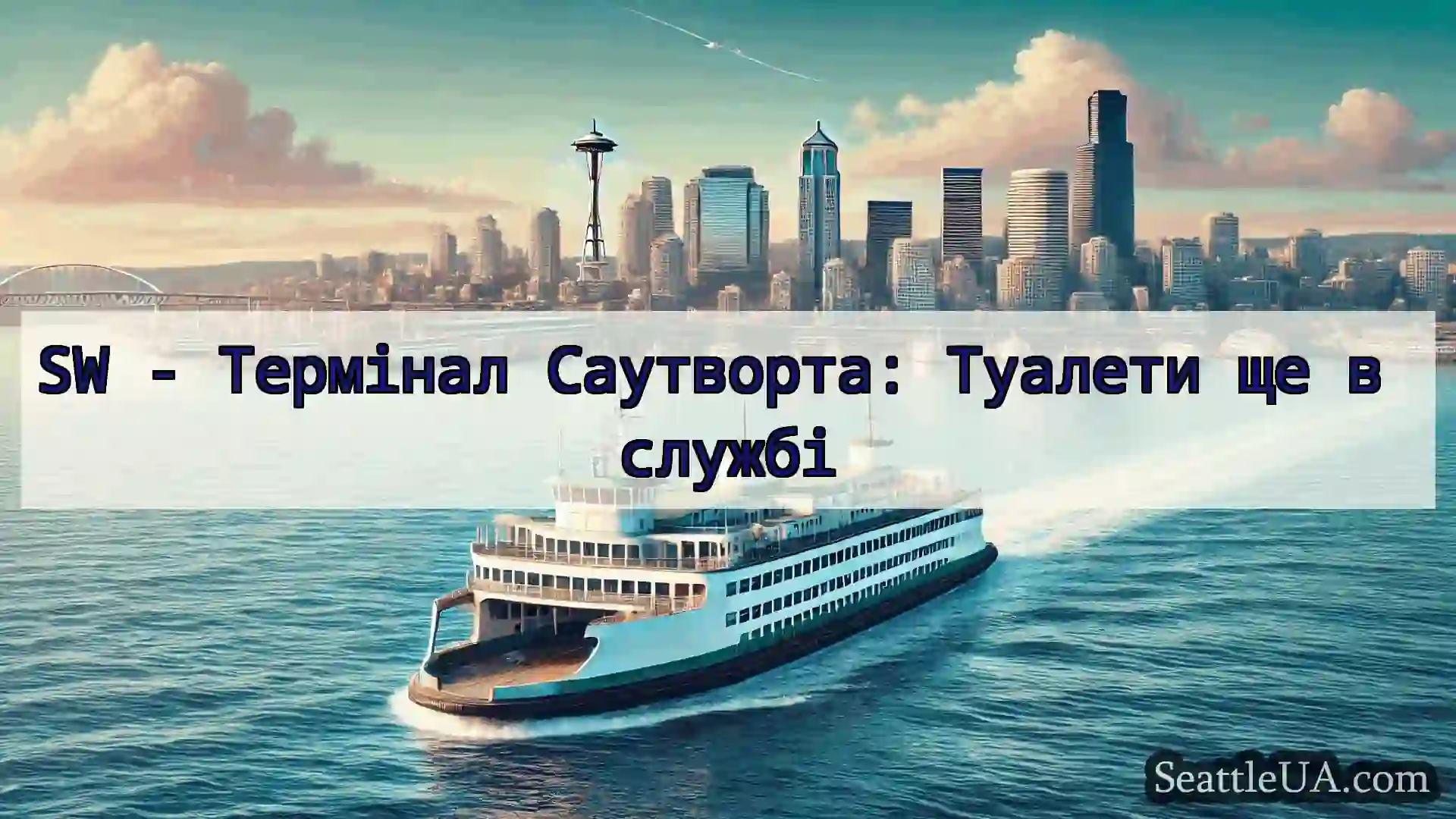 новини про пороми Сіетла SW - Термінал Саутворта: Туалети