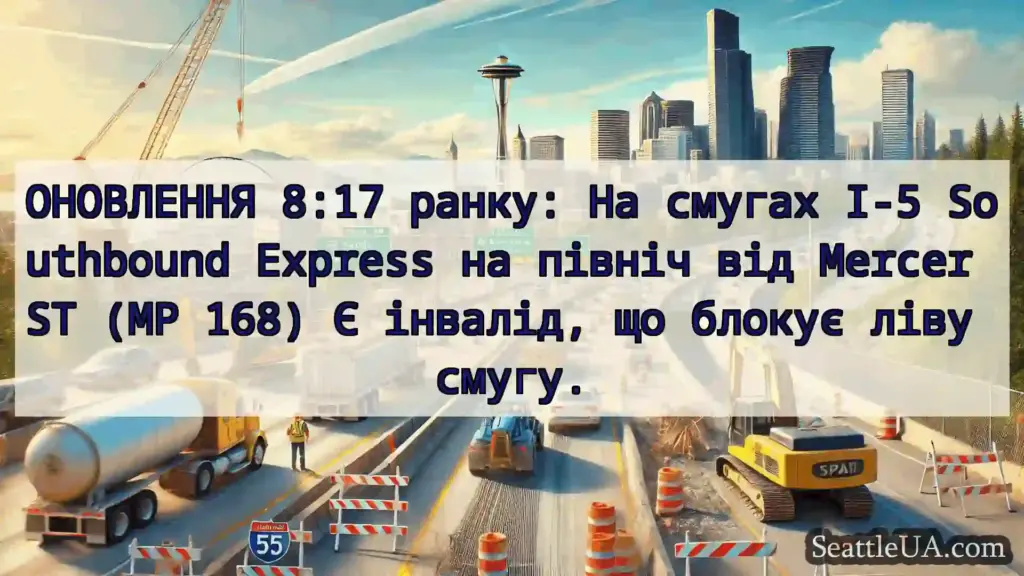 Транспортні новини Сіетла ОНОВЛЕННЯ 8:17 ранку: На смугах