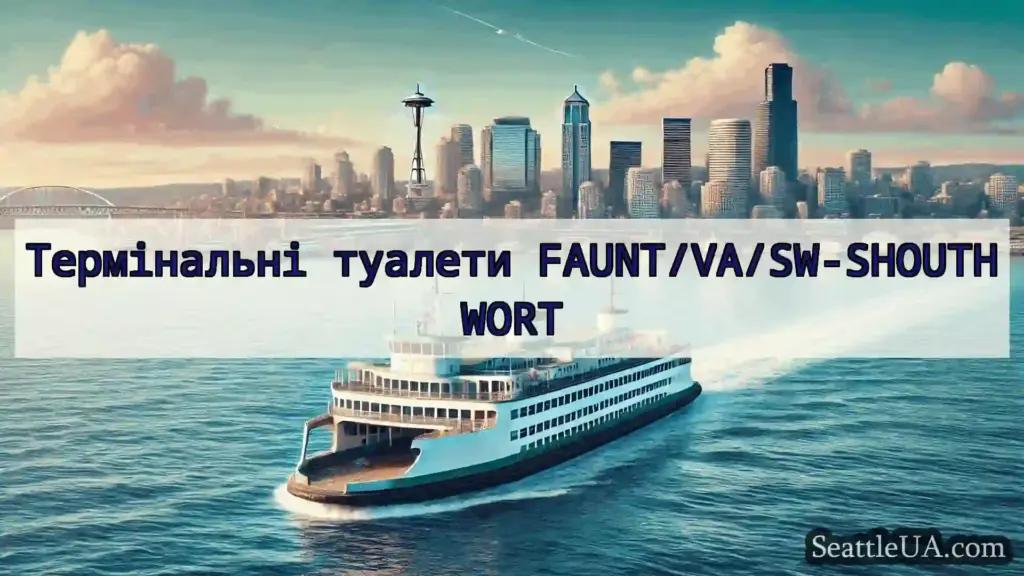 новини про пороми Сіетла Термінальні туалети