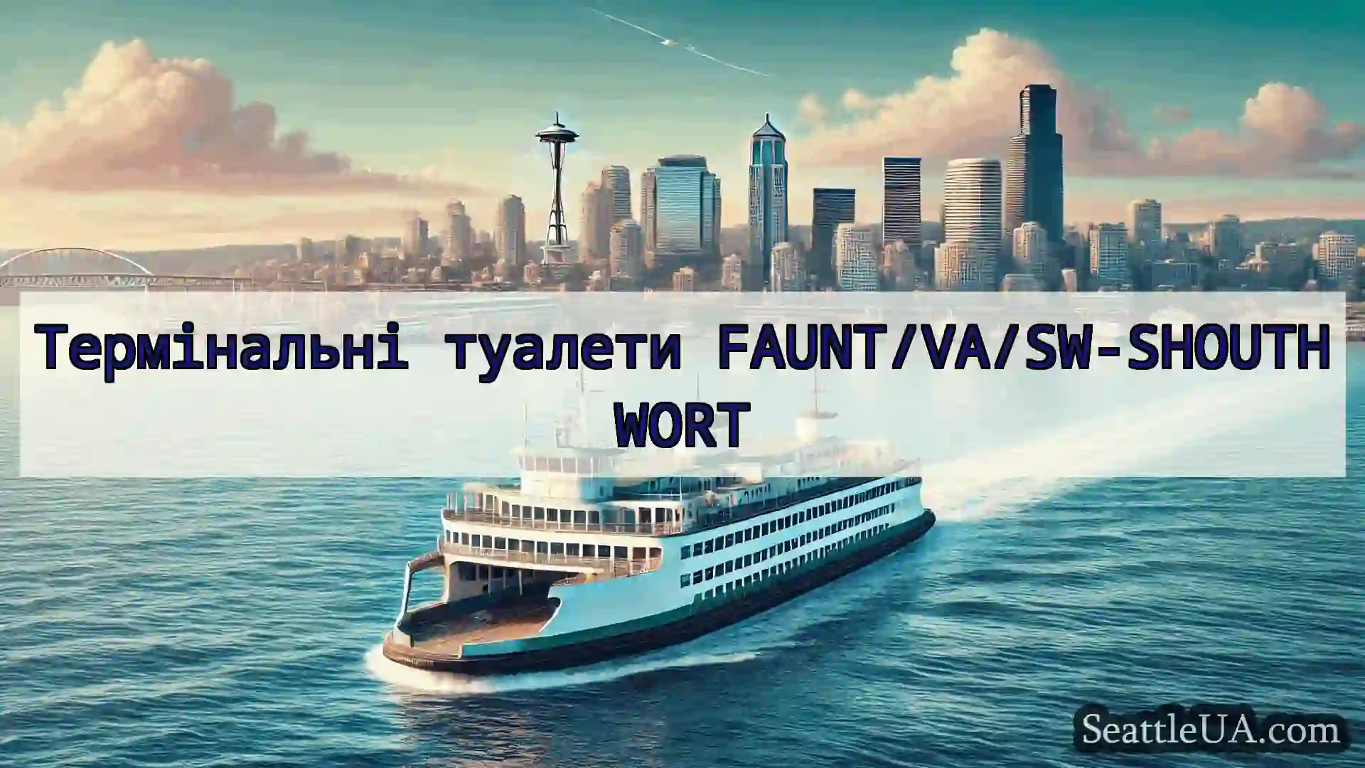 новини про пороми Сіетла Термінальні туалети