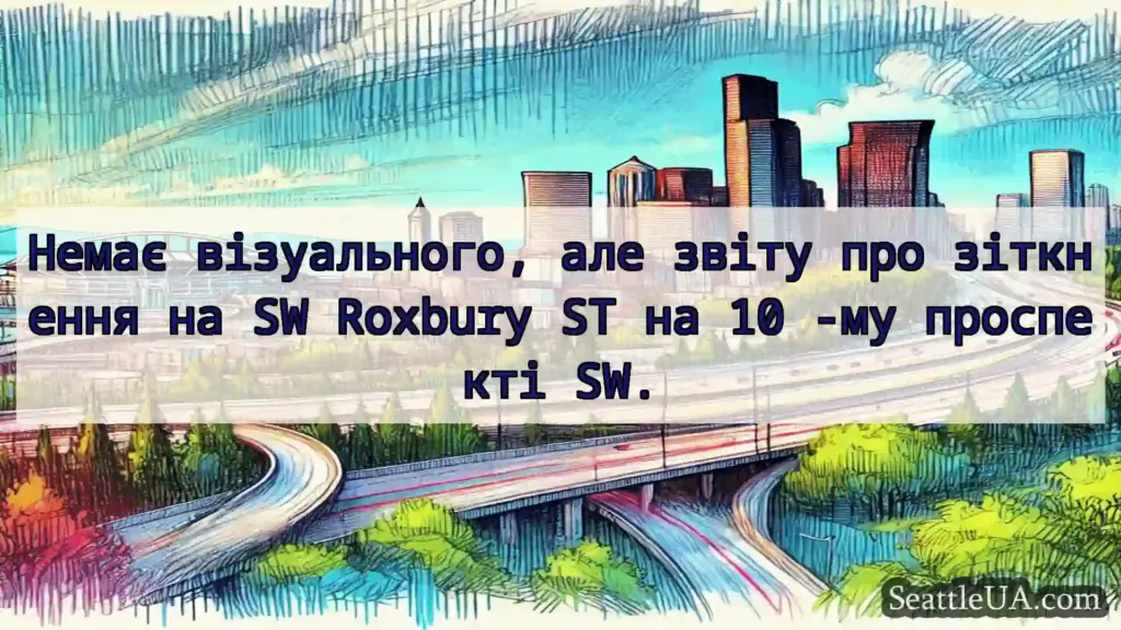 Транспортні новини Сіетла Немає візуального, але звіту про