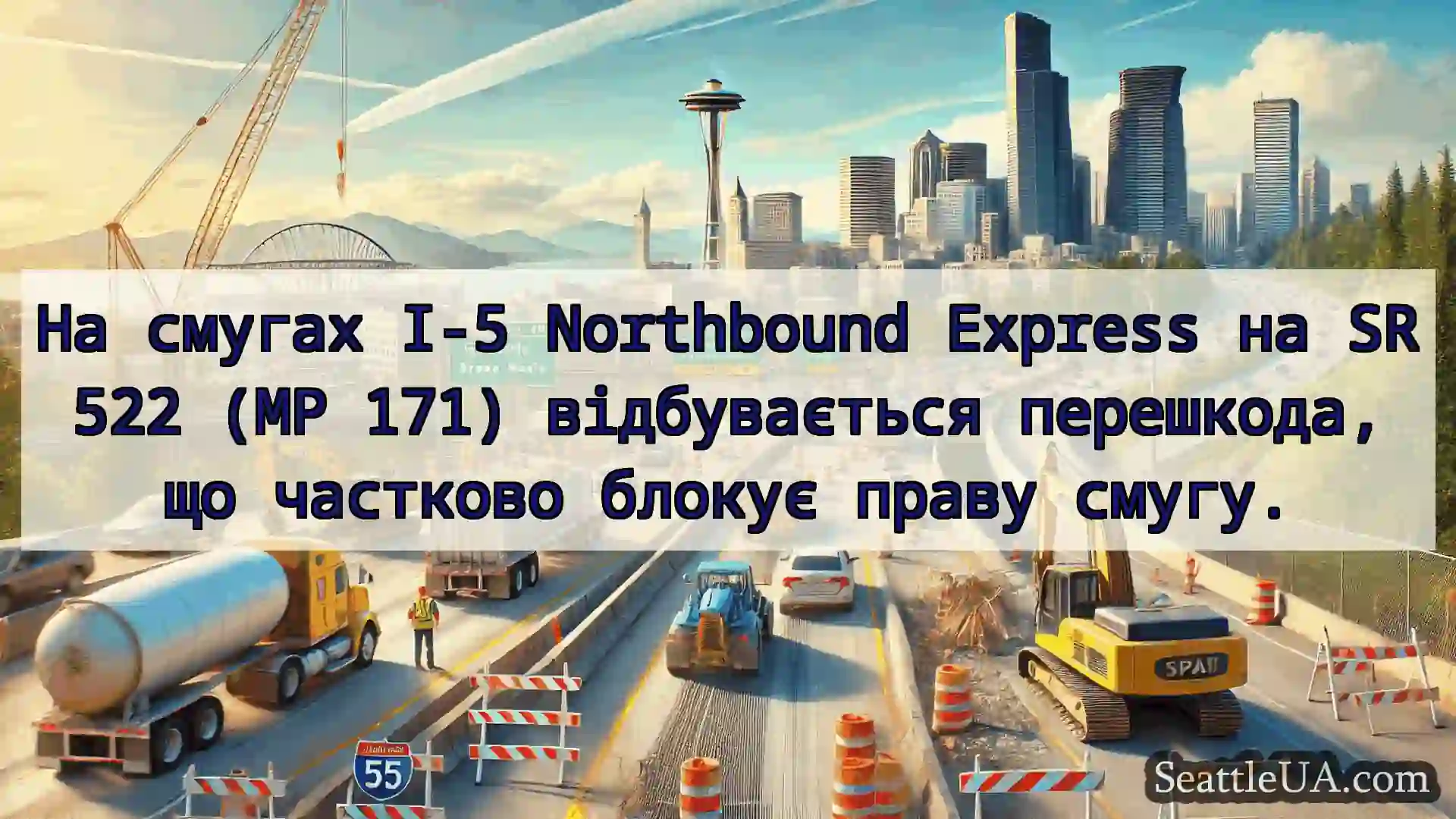 Транспортні новини Сіетла На смугах I-5 Northbound Express