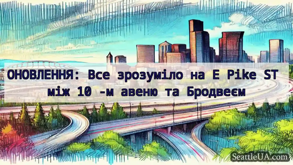Транспортні новини Сіетла ОНОВЛЕННЯ: Все зрозуміло на E Pike