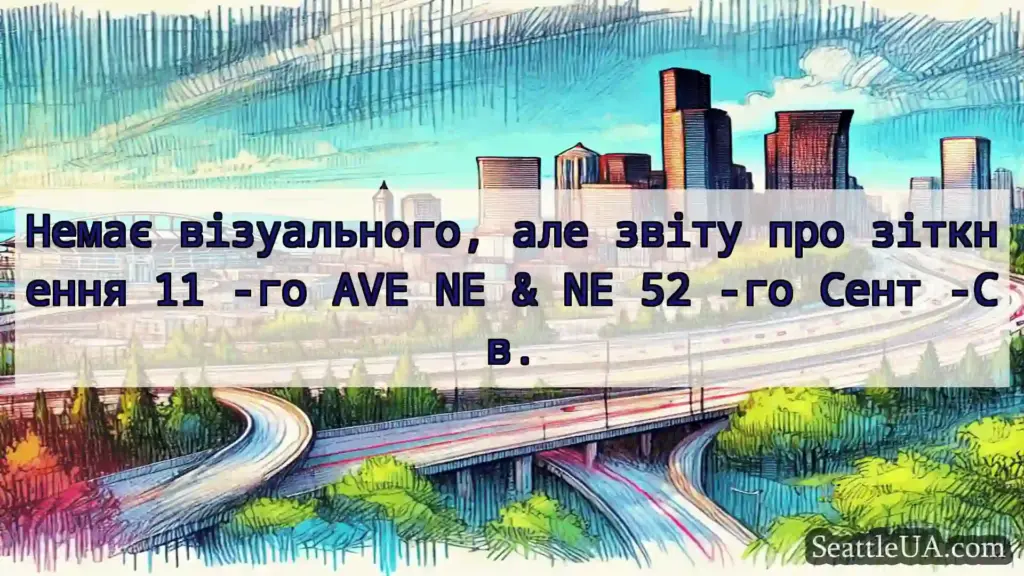 Транспортні новини Сіетла Немає візуального, але звіту про