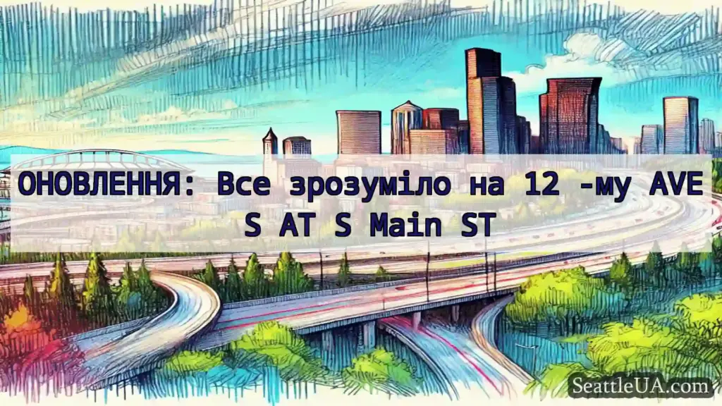 Транспортні новини Сіетла ОНОВЛЕННЯ: Все зрозуміло на 12 -му