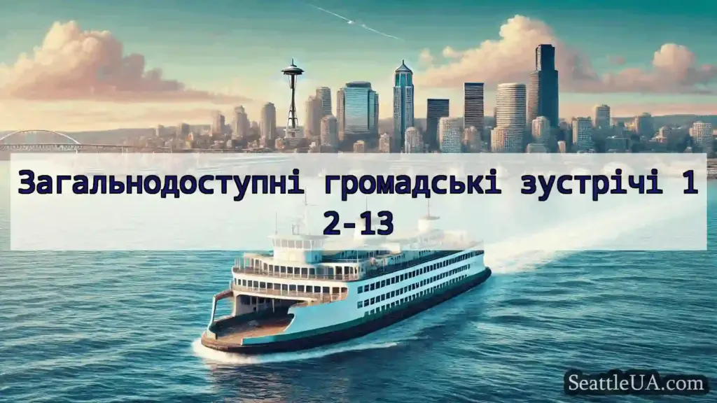 новини про пороми Сіетла Загальнодоступні громадські