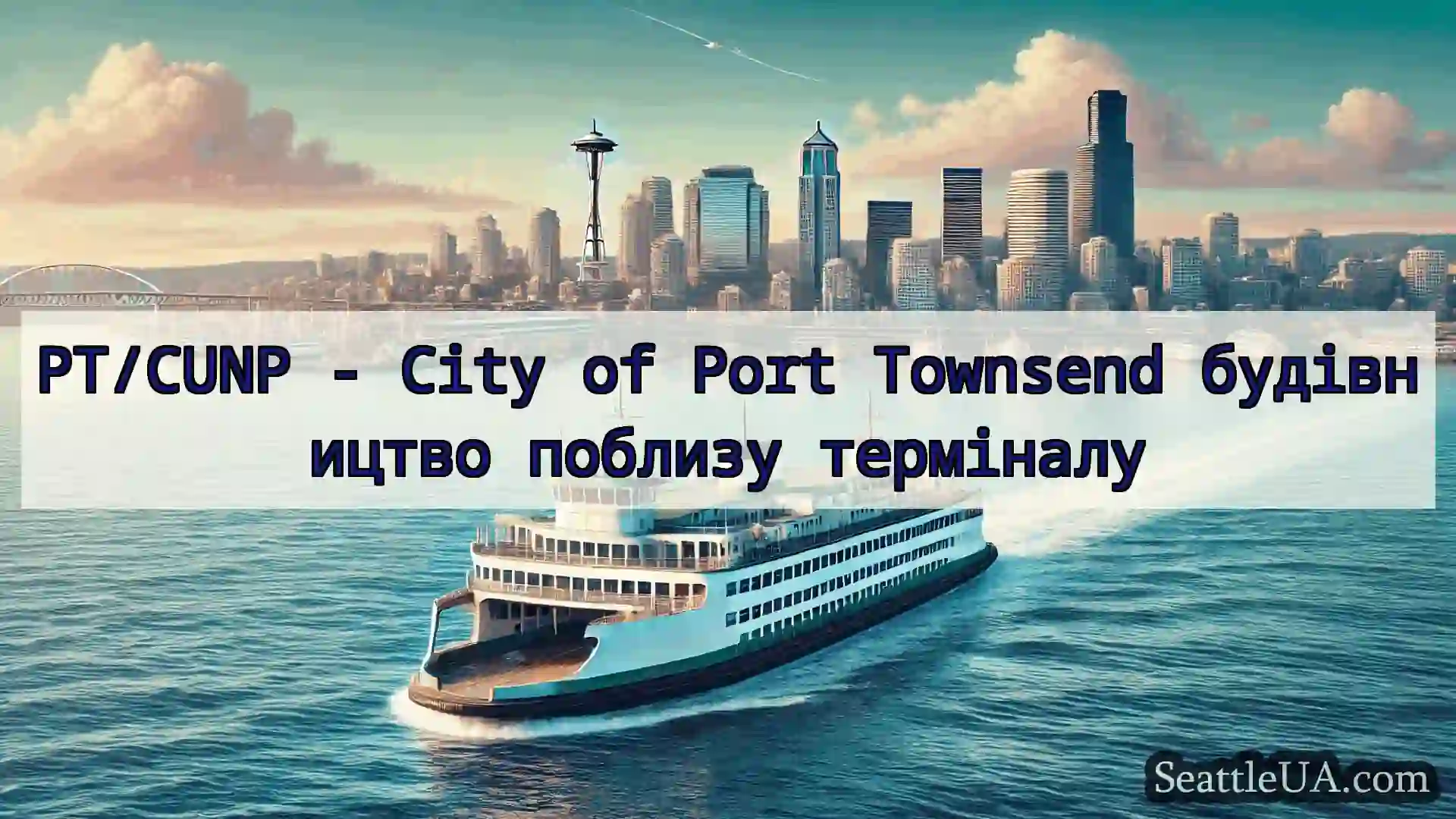 новини про пороми Сіетла PT/CUNP - City of Port Townsend