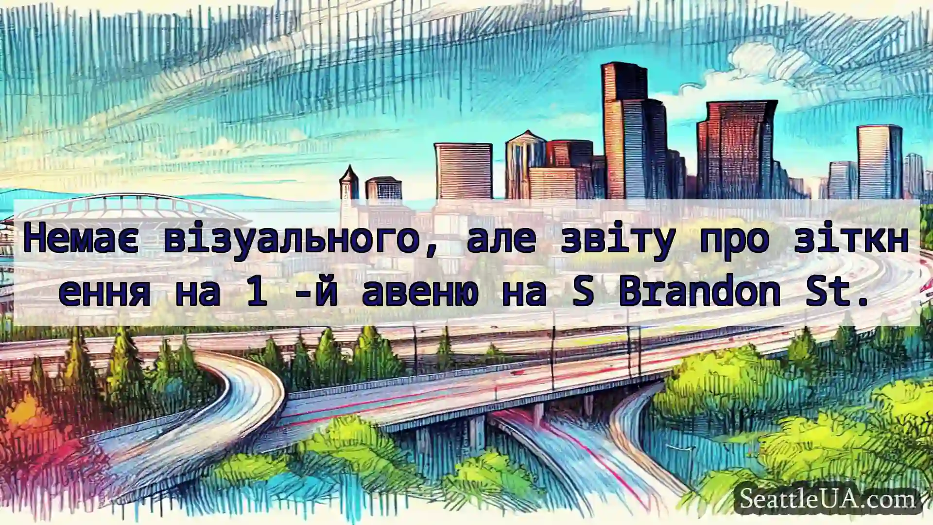 Транспортні новини Сіетла Немає візуального, але звіту про