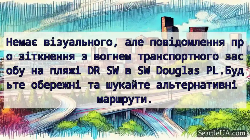 Транспортні новини Сіетла Немає візуального, але