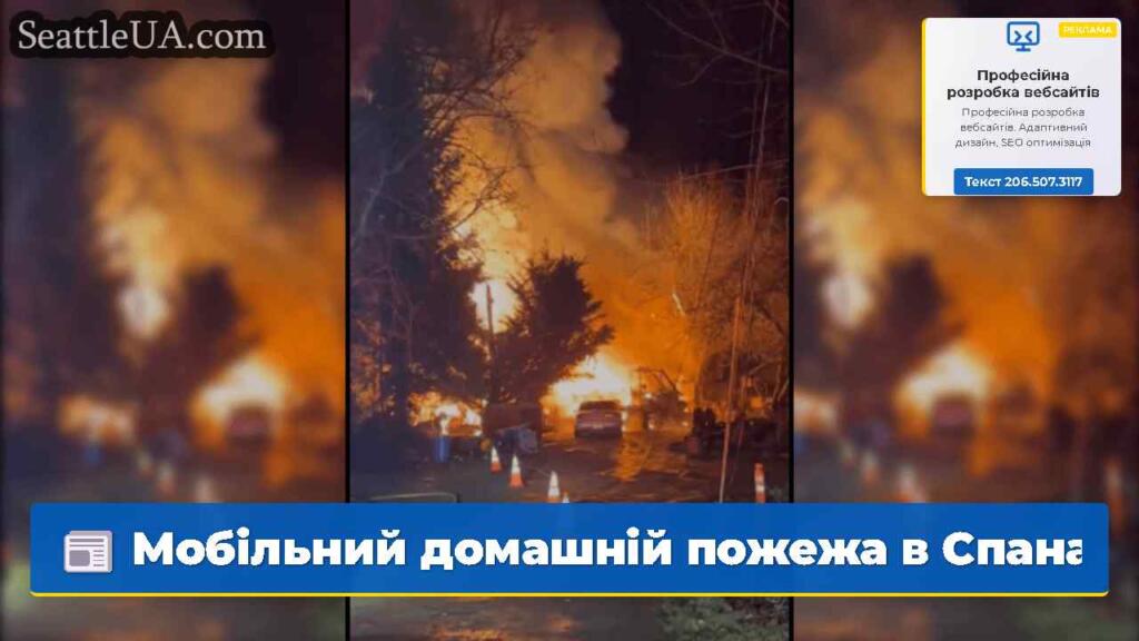 Мобільний домашній пожежа в Спанауей вбиває 1
