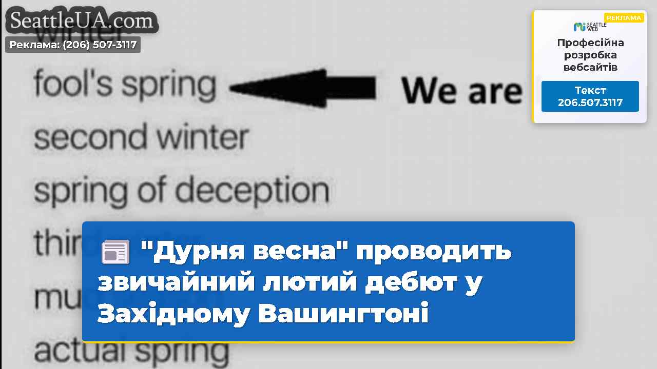 "Дурня весна" проводить звичайний лютий дебют у